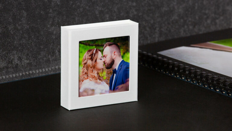 Personalisierte Box für Hochzeitsfotos