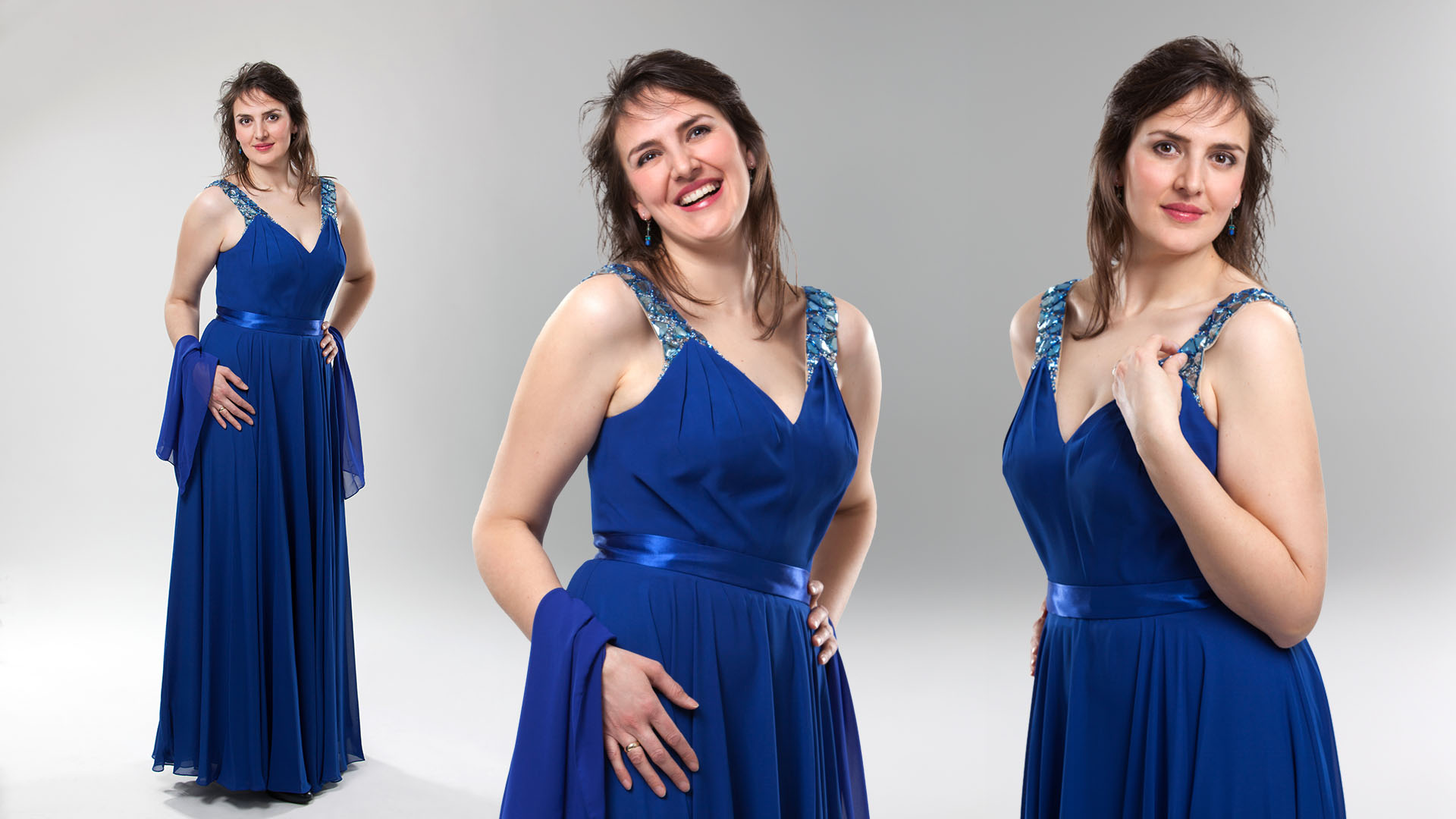 Werbefotos für Abendmode Boutique Ambiente